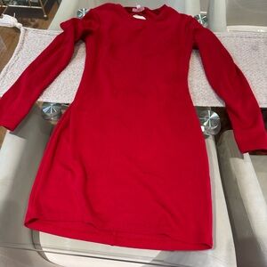 Red Cutout Dress Size XS